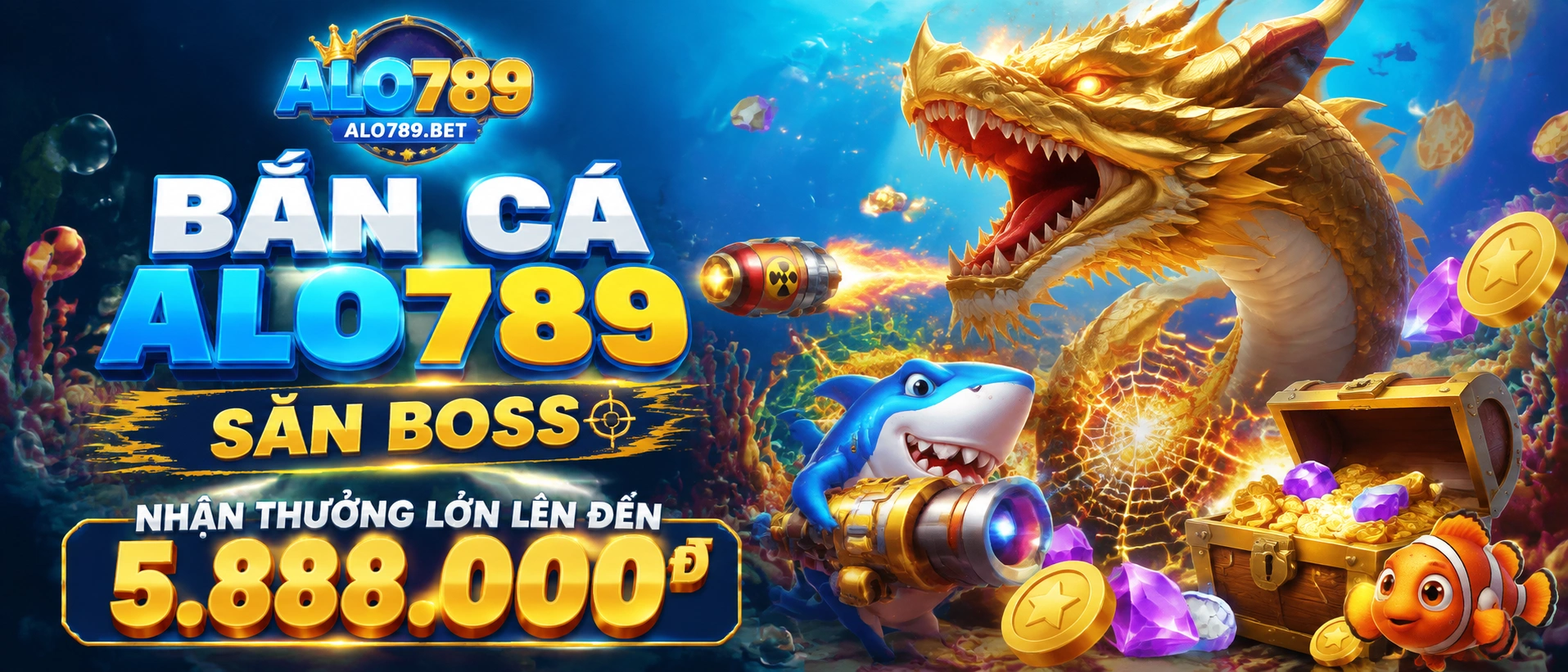 Bắn Cá 3D arcade game visual