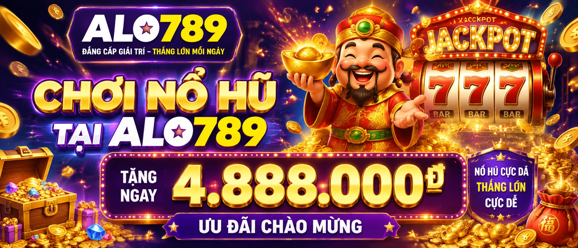 Khu Nổ Hũ alo789 với giao diện danh mục slot rõ ràng