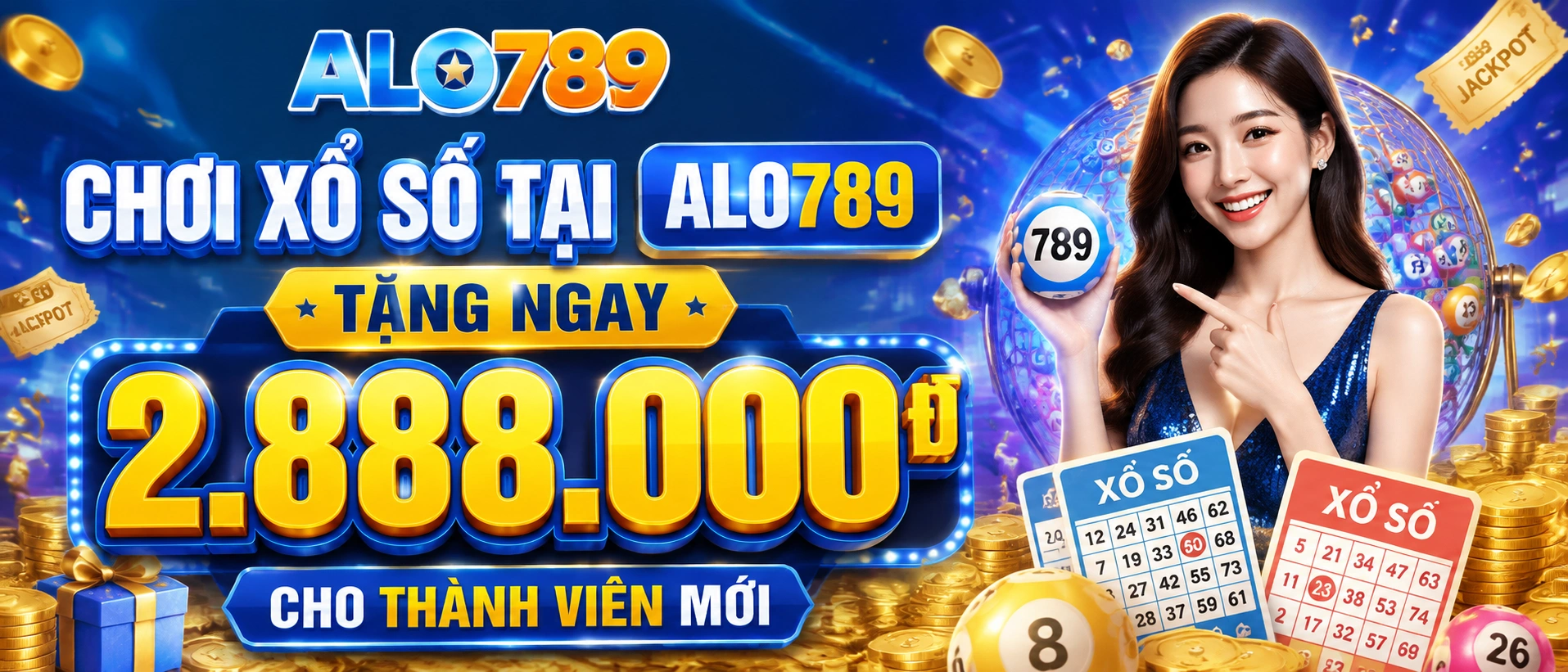 ALO789 giao diện xổ số trên mobile